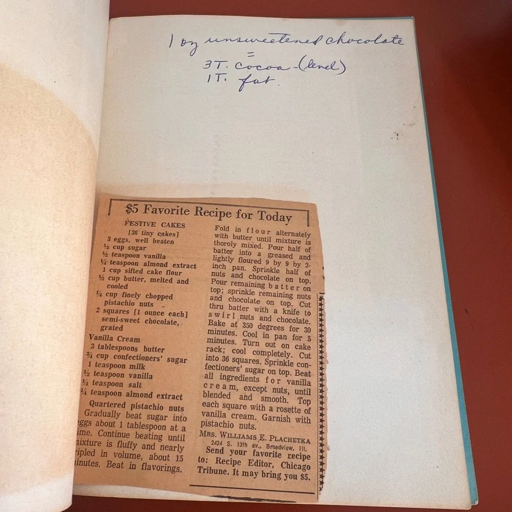 Vintage 1963 General Foods Kitchens All About Home Baking Cookbook 6th Edition